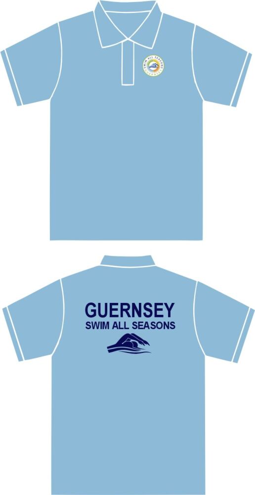 Guernsey Swim All Seasons Men's Cotton Polo Shirt