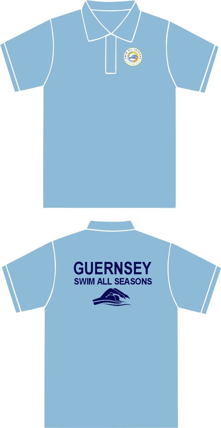 Guernsey Swim All Seasons Men's Cotton Polo Shirt