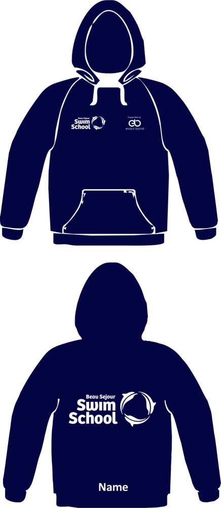 Beau Sejour Sports Polyester Hoodie (NAVY)