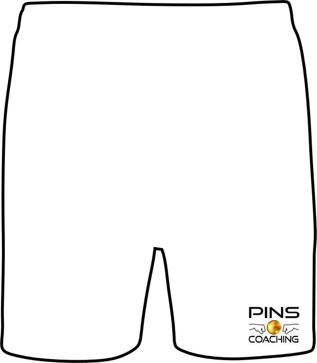 PINS COACHING FOOTBALL SHORTS WHITE