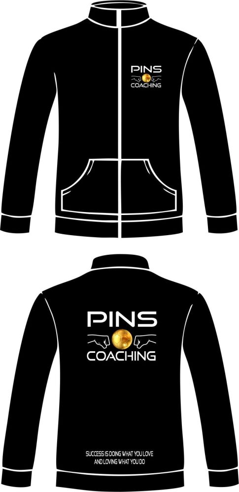 PINS COACHING FULL ZIP TRACKSUIT TOP