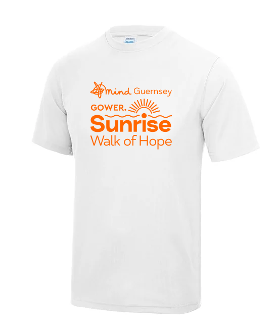 GUERNSEY MIND WALK OF HOPE 2026 T-SHIRT LARGE LOGO
