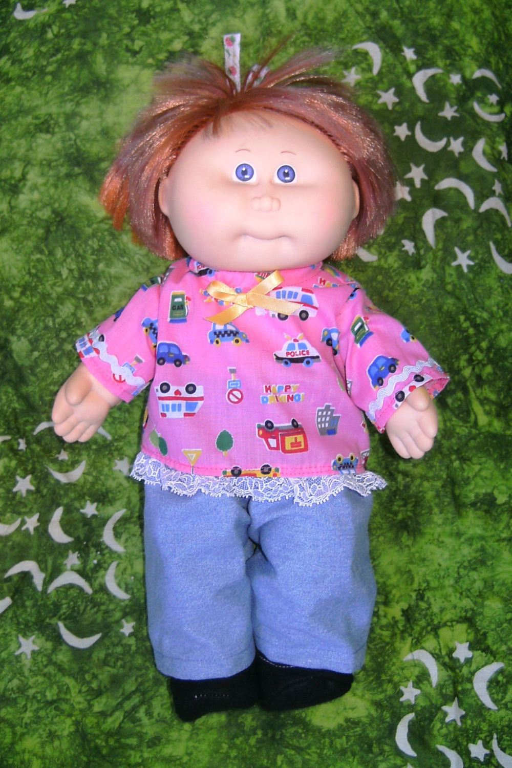 Dolls Jeans and T shirt to fit the 14 inch Cabbage patch doll