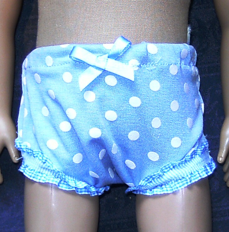 Dolls panties to fit American Girl doll and most 18 inch high girl dolls