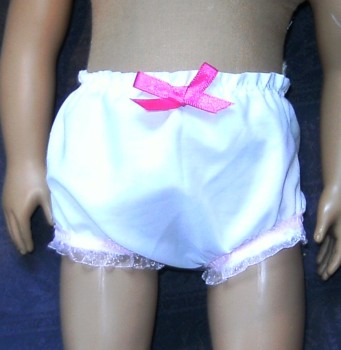 Dolls panties to fit American Girl doll, 18 inch high Sindy  and most 18 inch high girl dolls
