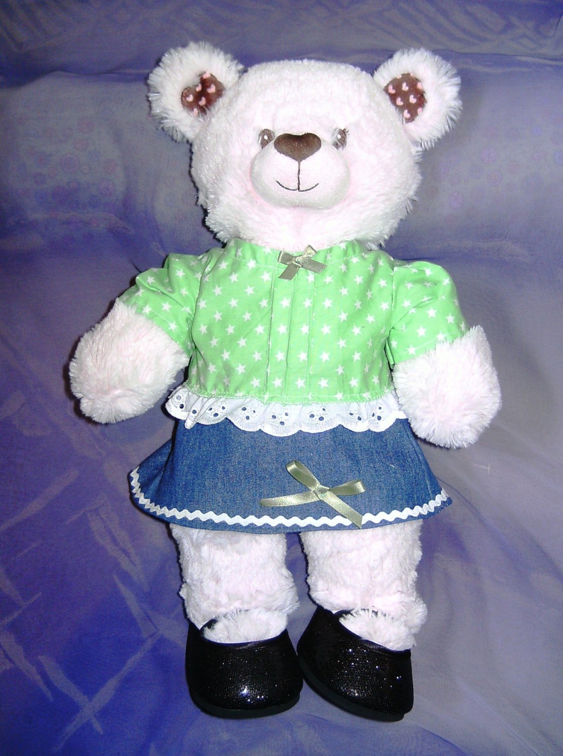 Teddie's skirt and top to fit Build a bear and 18 inch high teddy bears