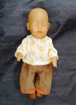 Doll's tee shirt and jeans to fit Baby Born Boy doll