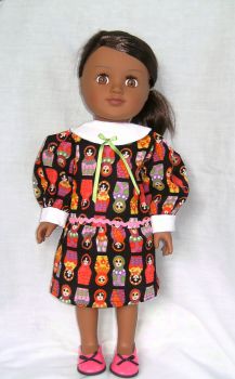 Dolls Dress made to fit the 18 inch high Sindy doll and most 18 inch girl dolls