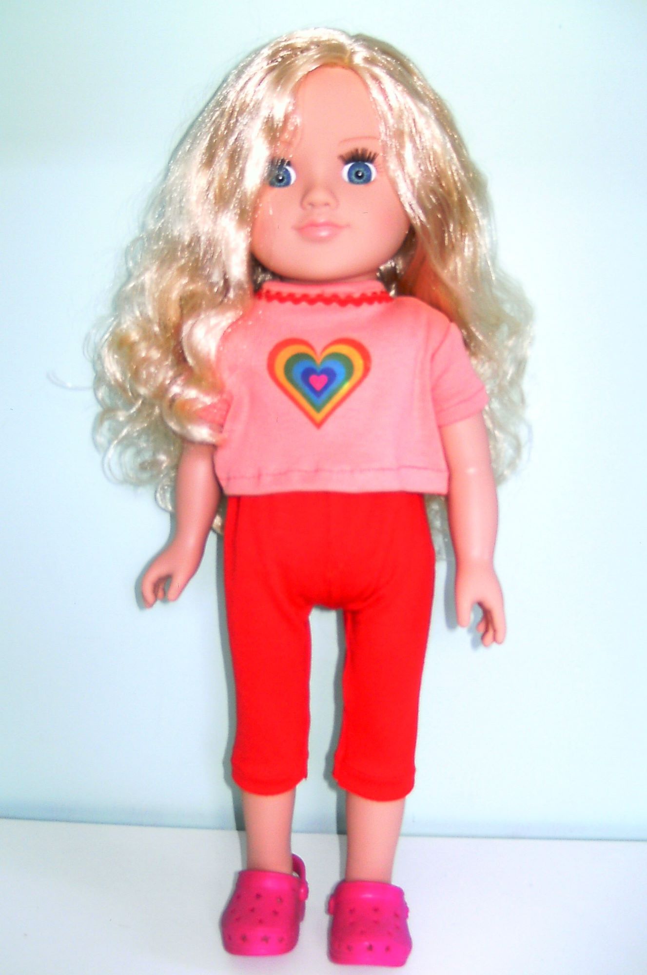 Dolls Capri Pants And T Shirt Set Made To Fit The 18 Inch Sindy Doll