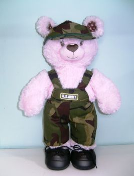 dungarees and hat for 18 inch high teddy bear