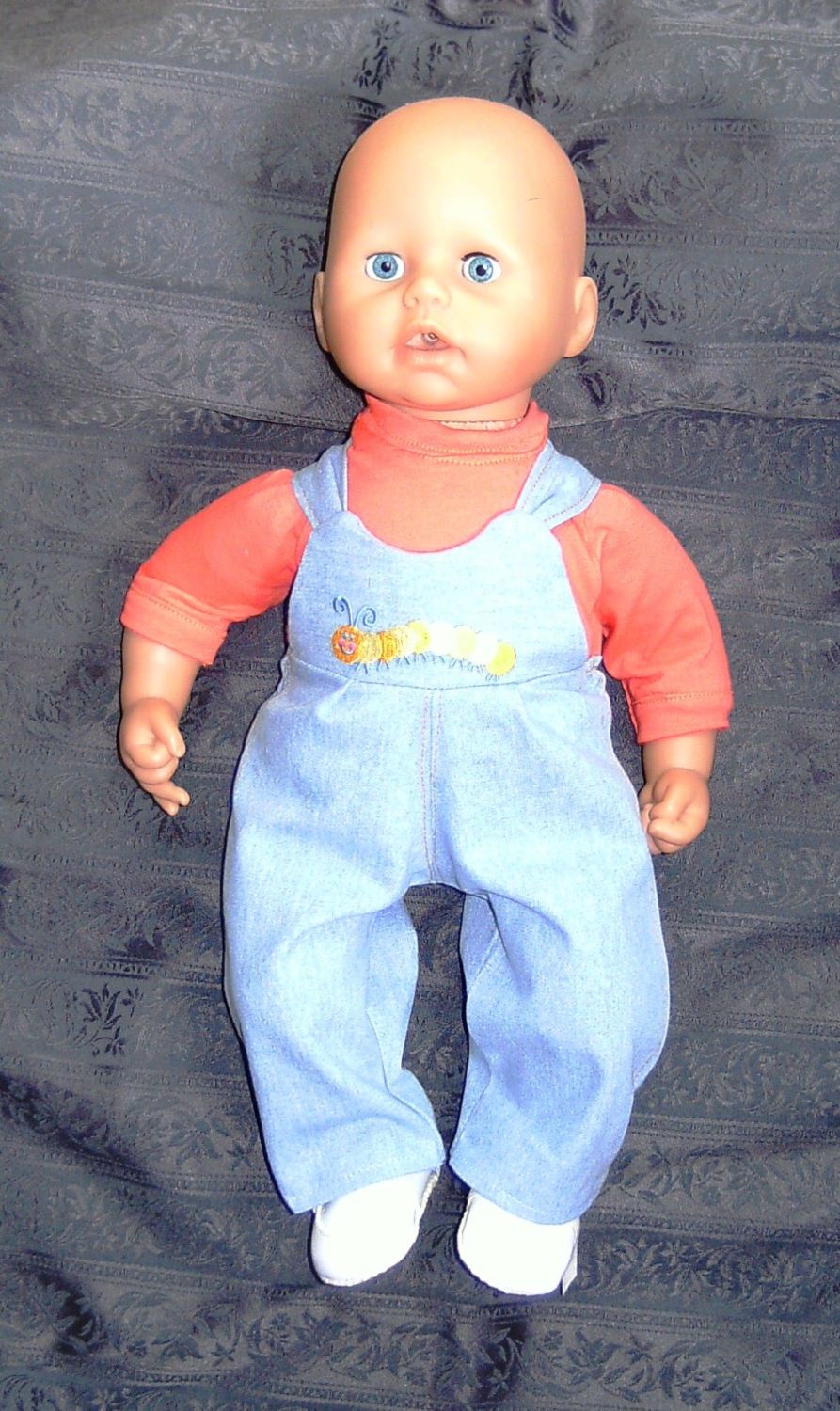 Doll's dungarees and tee shirt to fit 18 inch high George doll