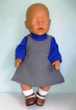 Doll's School uniform to fit Baby Born doll and 16 inch high baby dolls