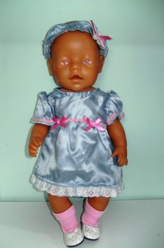 Doll's dress to fit Baby born and most 16 inch high baby dolls