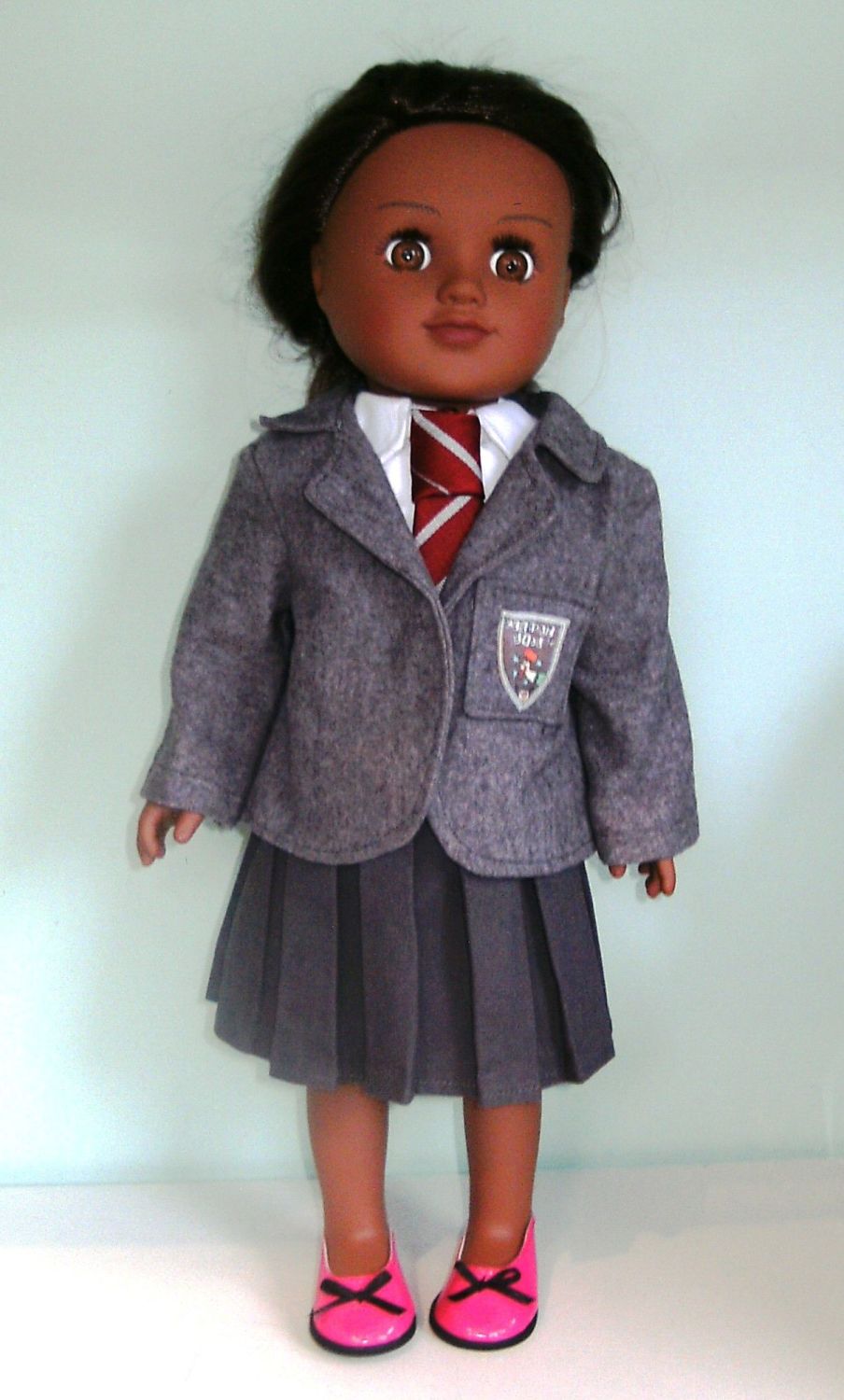 Doll's Mailda School uniform for 18 inch high girl doll