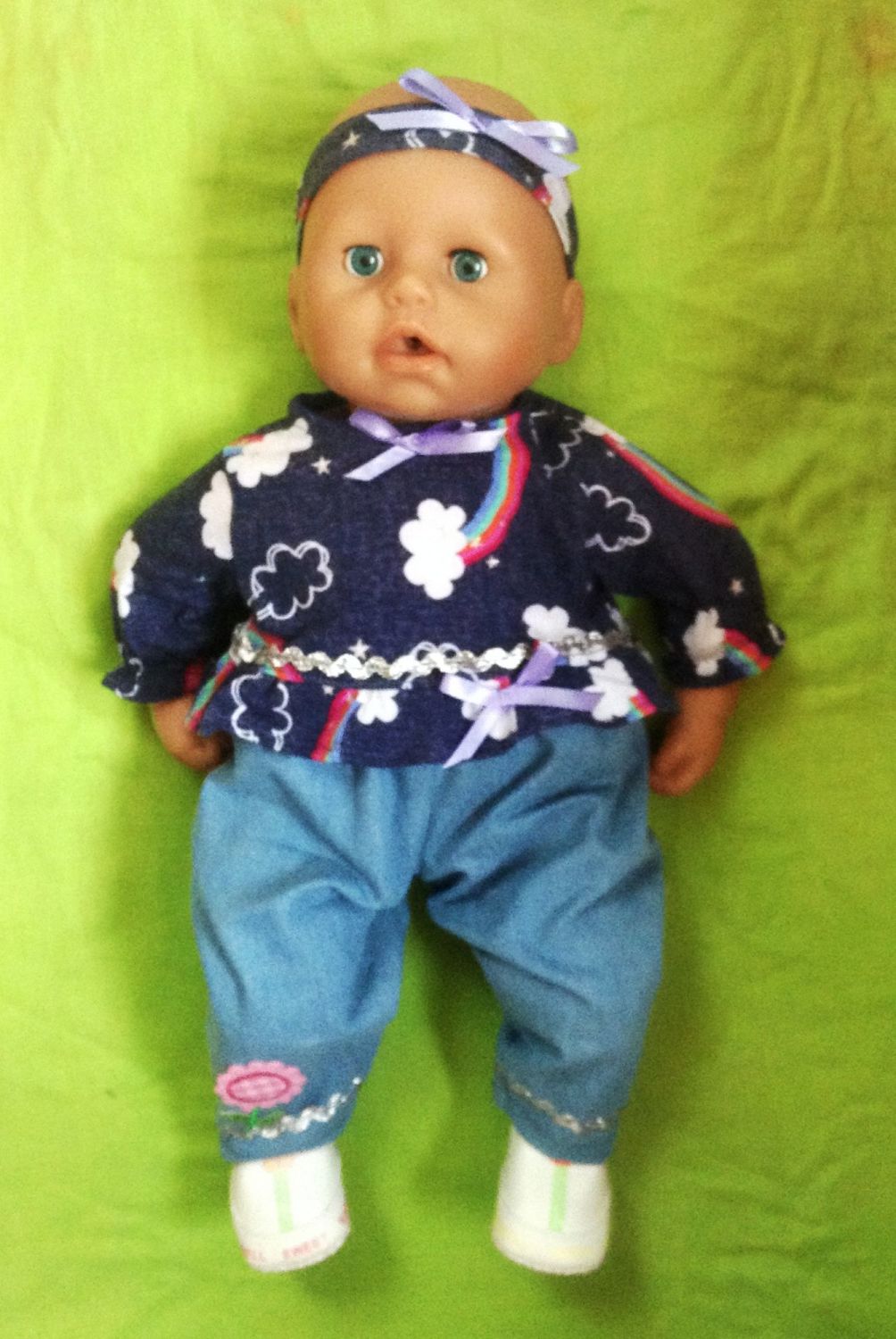 Doll's jeans and top set made to fit 18 inch high dolls