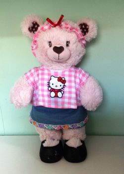 Teddy Bear's skirt and tee shirt set