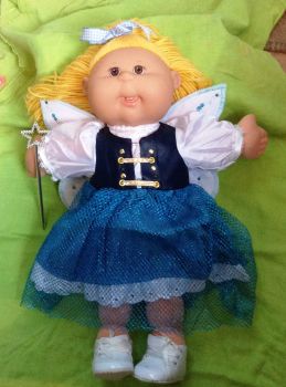 Doll's Halloween Fairy dress and wand