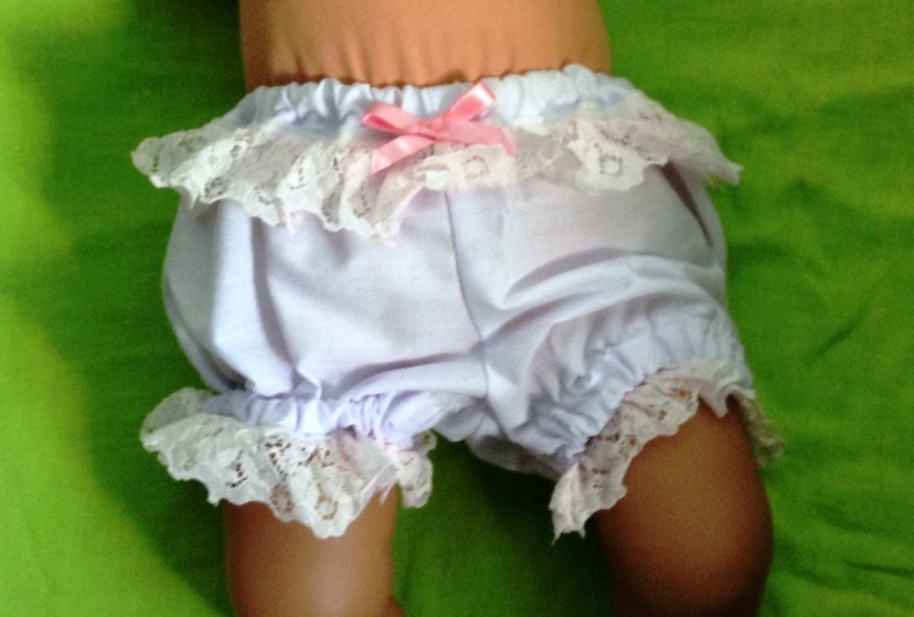 Doll's frilly panties to fit 18 inch Baby  Annabelle doll