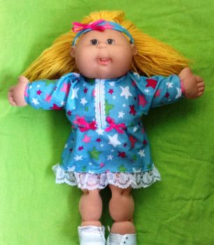 Dolls dress and Alice band to fit18 inch Cabbage Patch doll