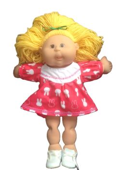 Dress and panties set made to fit a 18 " high Cabbage Patch doll