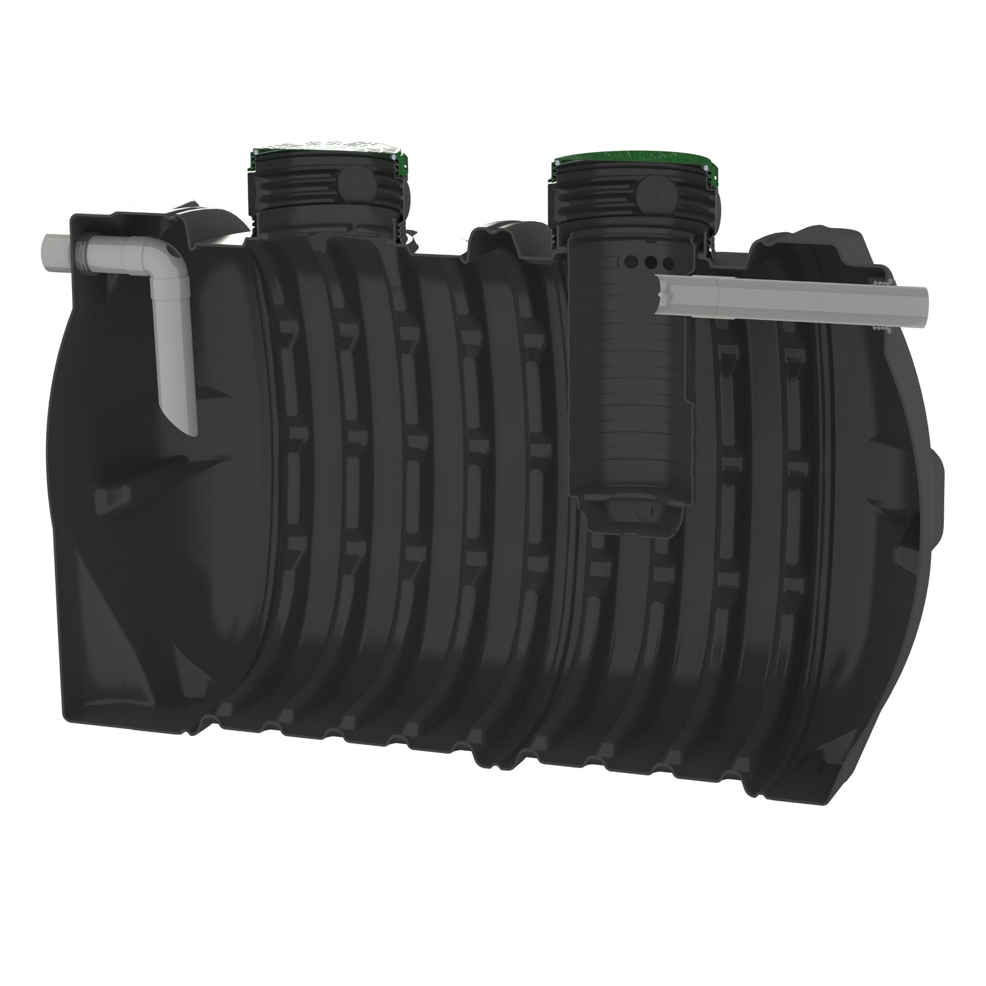 Cross Section of EPIC Septic Tank