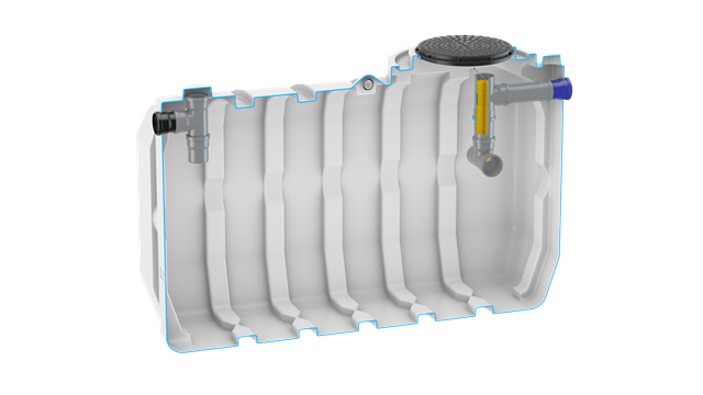 EPIC Septic Tank Cross Section
