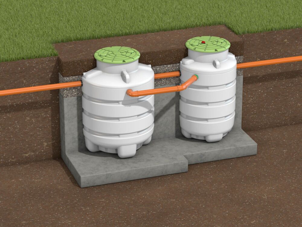 VORTEX 12 sewage treatment plant (2 to 12 persons)