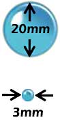 Aeration bubble size for ASP sewage treatment