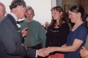 Prince Charles meeting staff & pupils from Little Arthur Independent School