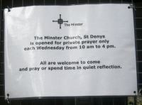 002Minster Church Prayer hours