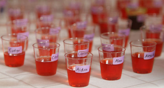 Get the celebrations started with this low cost wedding table shot glass pl