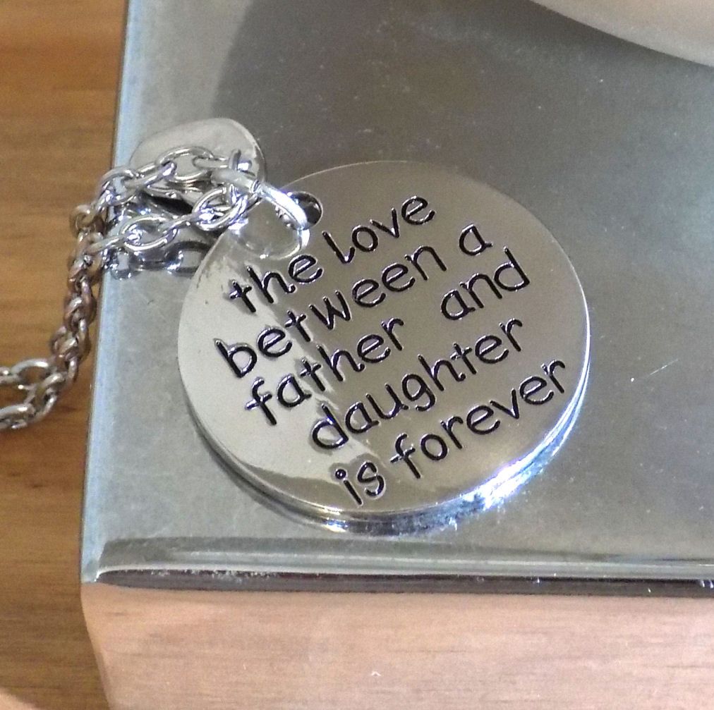 Father and Daughter Pendant Necklace
