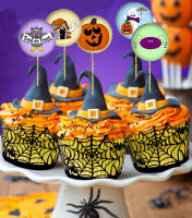 Halloween Party Cupcake Cake Fairy Cake Toppers - x 12 