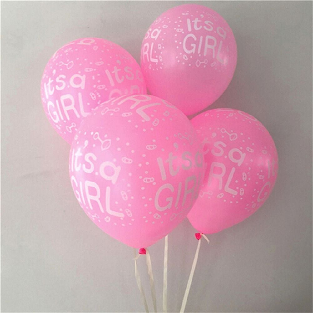 It's A Girl Pink 12" Latex Balloons