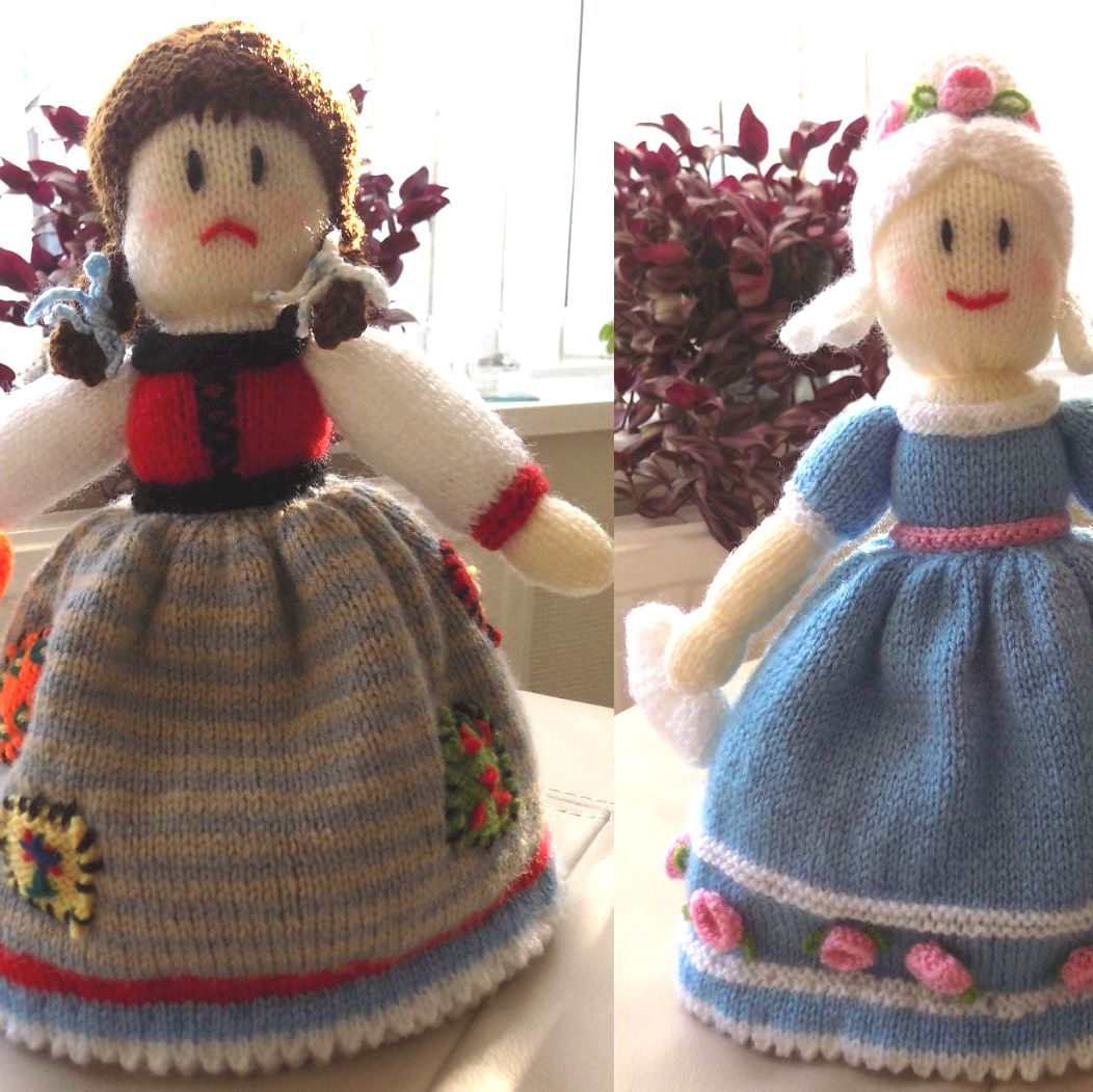 Cinderella 2 in 1 Knitted Doll 