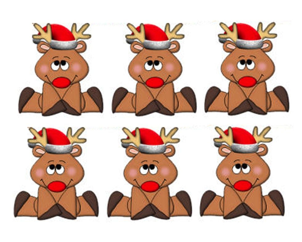 Christmas Reindeer Card Making Toppers