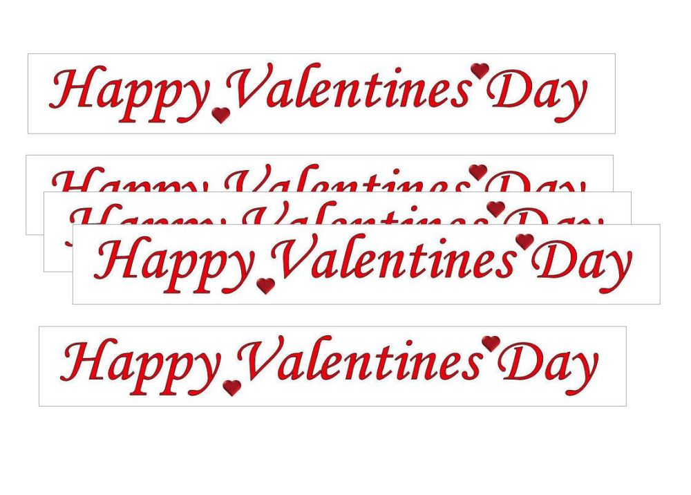 Happy Valentines Day Banners x 30