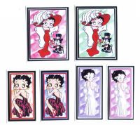 Betty Boop Card Making Toppers x 6