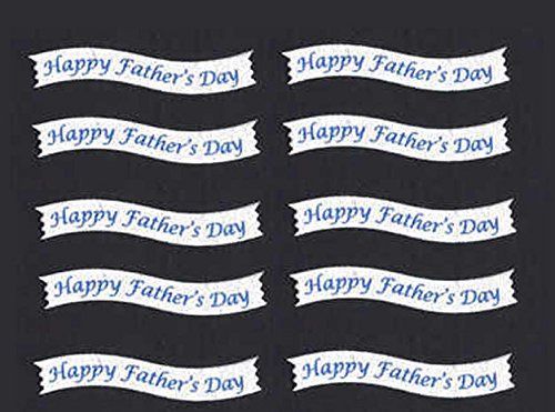 Happy Father's Day Banner Embellishments x 10