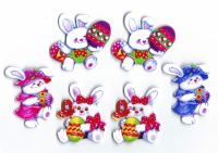 Easter Character Bunny Card Making Toppers