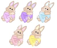 Somebunny Loves You Card Making Toppers