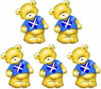 Scottish Teddy Bear Card Toppers