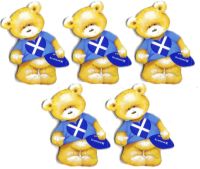 Scotland Rugby Teddy Bear Card Toppers