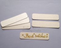 Ivory Pearlescent Banners Embellishments x 12