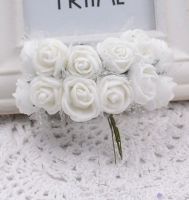 Artificial Roses Flowers - White