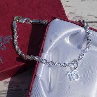 16th Birthday Silver Charm Bracelet 