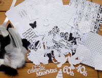 Bumper Craft Pack Black and White Theme Embellishments