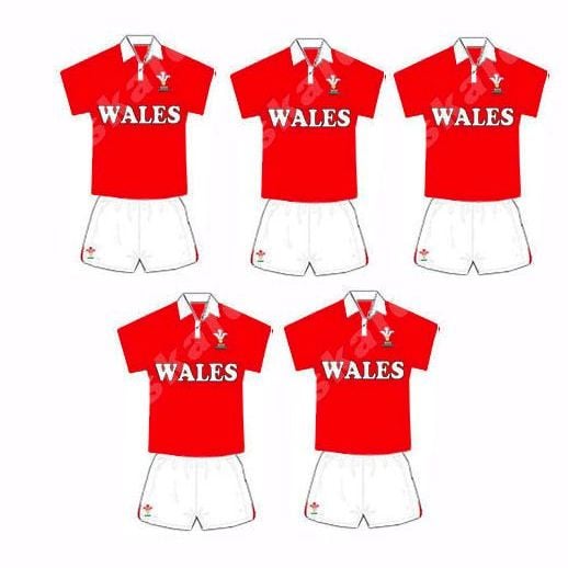 Welsh Rugby Card Making Toppers - Wales Team.