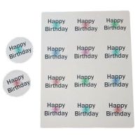 Happy Birthday Sticker Sentiments for Card Making and Crafts