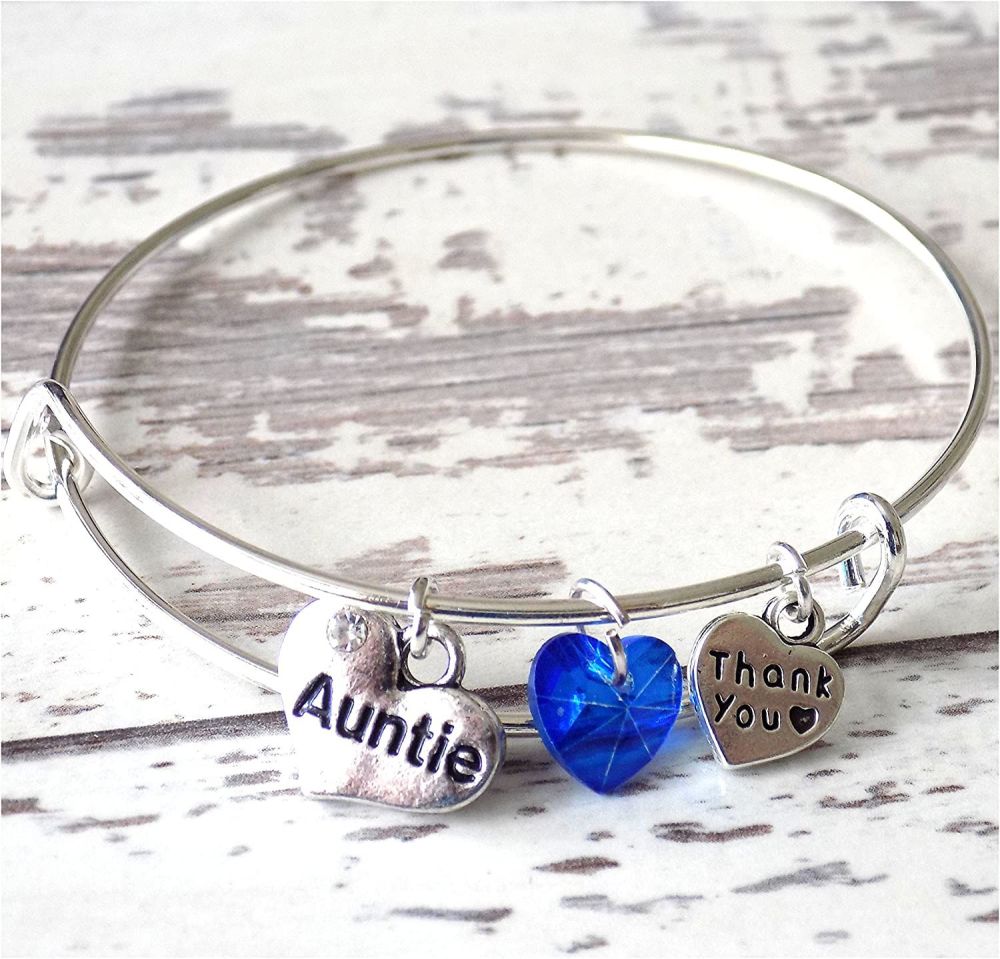 Auntie Silver Charm Bracelet 